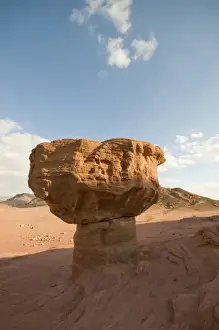 Negev Prints: Israel, Negev, Timna desert, rocky called Mushroom