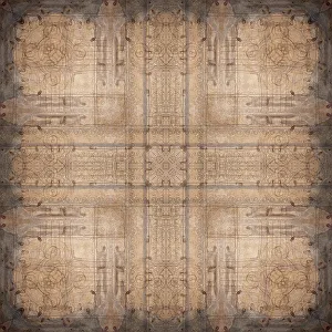Italian fresco abstract
