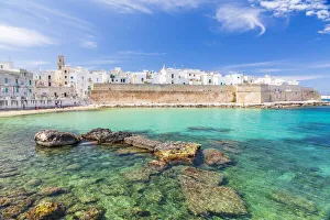 Images Dated 22nd August 2019: Italy, Apulia, Metropolitan City of Bari, Monopoli. Porta Vecchia (Old Port)