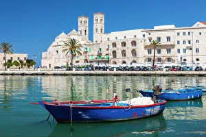 Aqua Prints: Italy, Apulia, Metropolitan City of Bari, Molfetta. Italy, Apulia