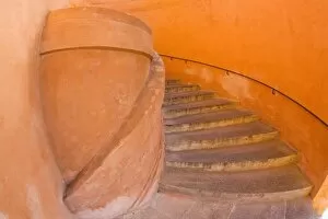 Italy, Bologna, Stairway leading up