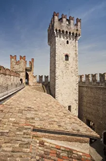 Italy, Brescia Province, Sirmione. Castello Scaligero, b. 1250