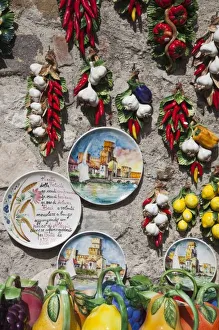 Sirmione Prints: Italy, Brescia Province, Sirmione. Souvenirs