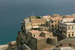 ITALY-Calabria-PIZZO: View of the Castello Murat (15th century)