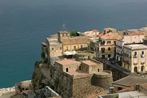 15th Century Prints: ITALY-Calabria-PIZZO: View of the Castello Murat (15th century)
