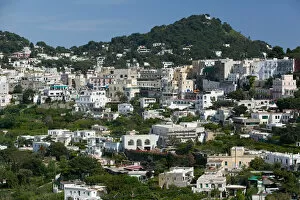 Images Dated 9th May 2005: ITALY-Campania-(Bay of Naples)-CAPRI: View of CAPRI town from ANACAPRI