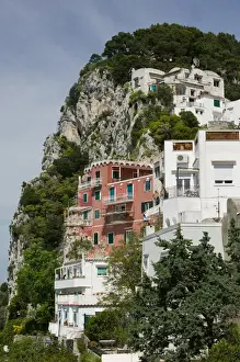 Images Dated 9th May 2005: ITALY-Campania-(Bay of Naples)-CAPRI: View of CAPRI from Piazza Umberto 1