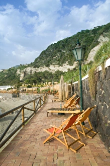 Images Dated 13th May 2005: ITALY-Campania-(Bay of Naples)-ISCHIA-CITARA: Giardini Poseidon Water Park View / Sunset