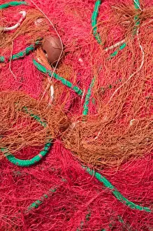 Images Dated 12th May 2005: ITALY-Campania-(Bay of Naples)-ISCHIA-SANT ANGELO: Port- Fishing Nets