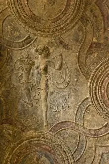 Excavation Prints: Italy, Campania, Pompeii. Ceiling details of the Stabian Baths