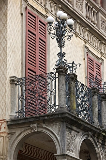 Brunate Prints: ITALY, Como Province, Brunate. Villa detail