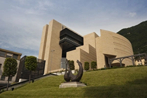 ITALY, Como Province, Campione D Italia. Casino di Campione, designed by architect