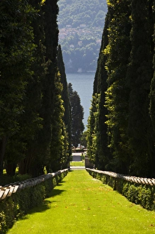 Images Dated 20th May 2009: ITALY, Como Province, Cernobbio. Grand Hotel Villa D Este, hillside gardens