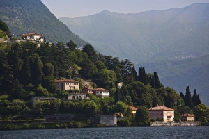 Como Province Prints: Italy, Como Province, Cernobbio. Lakeside