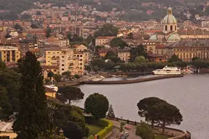 Images Dated 18th May 2009: ITALY, Como Province, Como. City view from Bellagio road, dusk