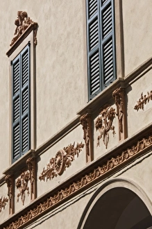 Como Province Prints: Italy, Como Province, Como. Old town detail