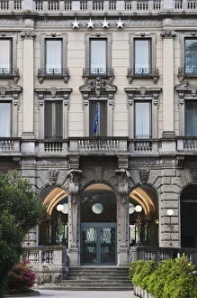 Como Province Prints: Italy, Como Province, Como. The Palace Hotel