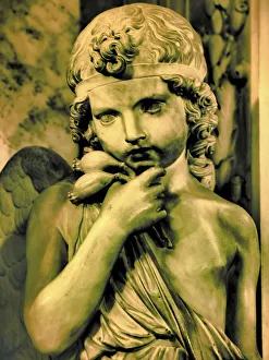 Italy, Florence. Infrared image inside the Church of Santa Maria Novella