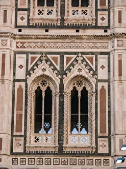 Images Dated 3rd January 2021: Italy, Florence. Detail of the Santa Maria del Fiore, Duomo Cathedral