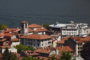 Images Dated 3rd June 2009: Italy, Italy, Verbano-Cusio-Ossola Province, Stresa. High angle town view
