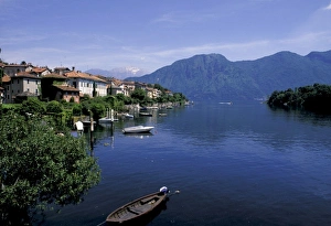 Tremezzo Prints: Italy, Lake Como, Tremezzo. Scenic view