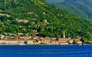 Board Walk Prints: Italy, Lake Garda, Salo. Lake Gardas features many seaside communities like Salo
