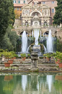 Tivoli Prints: Italy, Lazio, Tivoli. Villa d Este