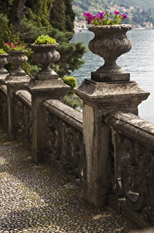Images Dated 21st May 2009: ITALY, Lecco Province, Varenna. Villa Monastero, gardens and lakefront