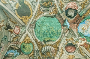 Rob Tilley Prints: Italy, Liguria. Genoa. Fresco at Palazzo Rosso