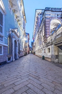 Historic District Prints: Italy, Liguria. Genoa. Garibaldi Street, home to many palazzo of the nobility of Genoa