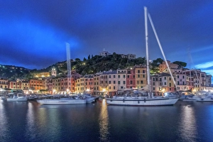 Blue Hour Prints: Italy, Liguria. Portofino at dawn
