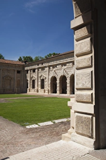 ITALY, Mantua Province, Mantua. Courtyard, Palazzo Te