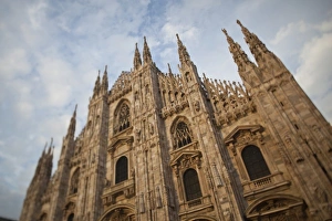 Italy, Milan Province, Milan. Milan Cathedral, evening