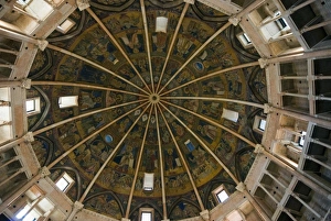 Parma Prints: Italy, Parma, Baptistry, interior