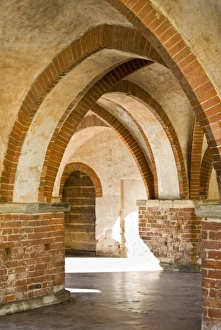 Images Dated 24th October 2006: Italy, Piedmont (Piemonte), western region, Staffarda, Abbazia de Staffarda (Cistercian Abbey)