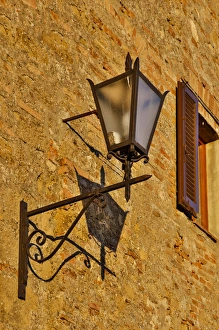 Province Of Siena Prints: Italy, Pienza, Light and Shadow