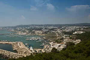 Italy, Puglia, Capo Santa Maria di Leuca, View of Marina di Leuca