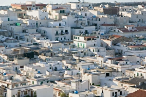 Italy, Puglia, Promontorio del Gargano, Vieste, Overview of Old Town