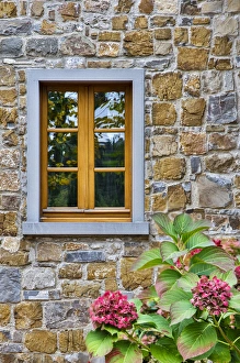 Industrial Prints: Italy, Radda in Chianti, Tuscany, Window, Villa Campomaggio