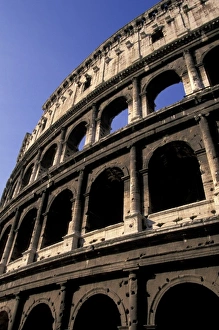 Colosseum Prints: Italy, Rome. Colosseo (Colosseum) detail