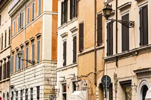 Architecture Prints: Italy, Rome. Via di Ripetta (aka Via Ripetta) buildings