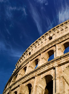 Arched Prints: Italy, Rome, Roman Coliseum