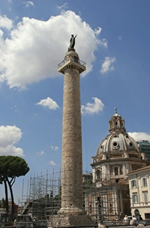 Empire Prints: Italy. Rome. Trajans Column. 2nd century A. D. Forum of Trajan