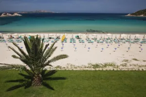 Images Dated 13th May 2009: Italy, Sardinia, Baja Sardinia. Resort beach