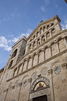 Cagliari Province Prints: Italy, Sardinia, Cagliari. Il Castello Old Town, Cattedrale di Santa Maria