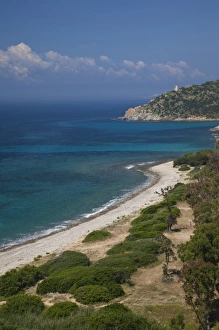 Images Dated 6th May 2009: Italy, Sardinia, Capoterra. Southeast coast