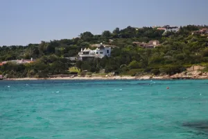 Costa Smeralda Prints: Italy, Sardinia, Capriccioli. Shoreline