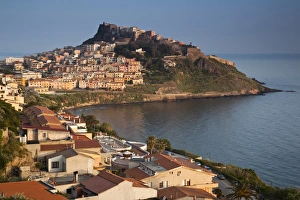 Point Prints: ITALY, Sardinia, Castelsardo. Sunrise
