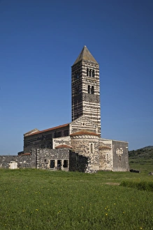 Images Dated 11th May 2009: ITALY, Sardinia, Condrongianos. Basilica della Santissima Trinita di Saccargia, 12th