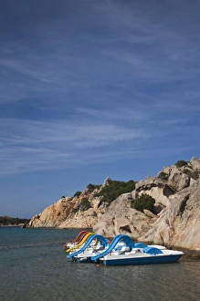 Olbia Tempio Province Prints: Italy, Sardinia, La Maddalena. Cala Lunga bay